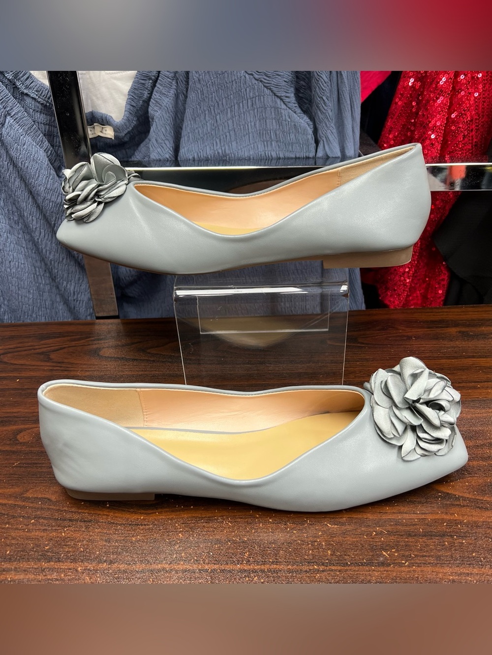 NEW C.Paravano Flower Ballerina Flats - Size 42 (11.5)